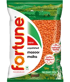 Fortune Unpolished Big Masoor Malka Dal  500gm